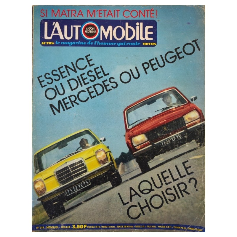 L'Automobile Juillet 1972