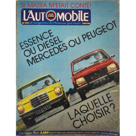 L'Automobile Juillet 1972