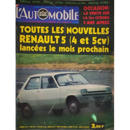 L'Automobile Janvier 1972