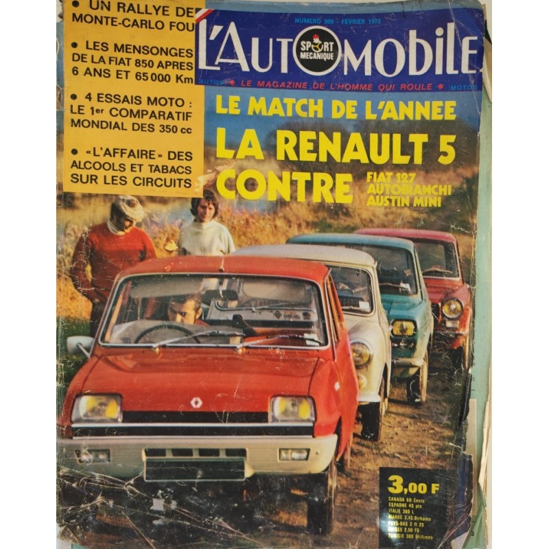L'Automobile Février 1972