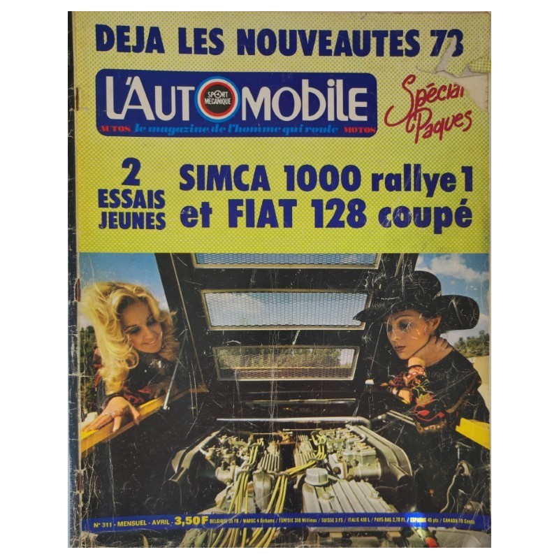 L'Automobile Avril 1972