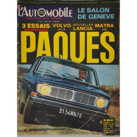 L'Automobile Avril 1967