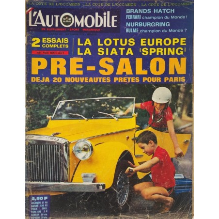 L'Automobile Septembre 1967