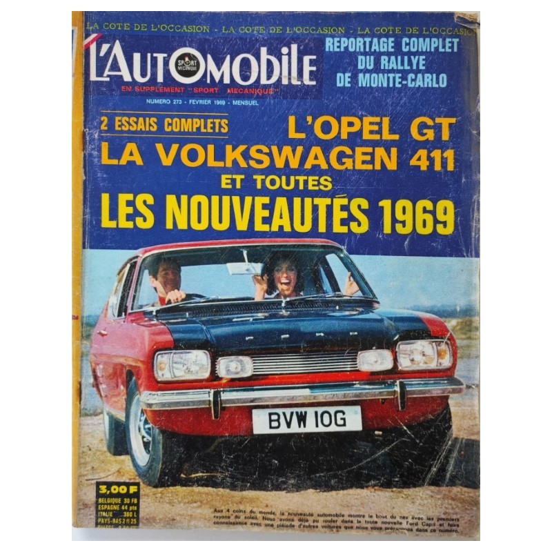 L'Automobile Février 1969