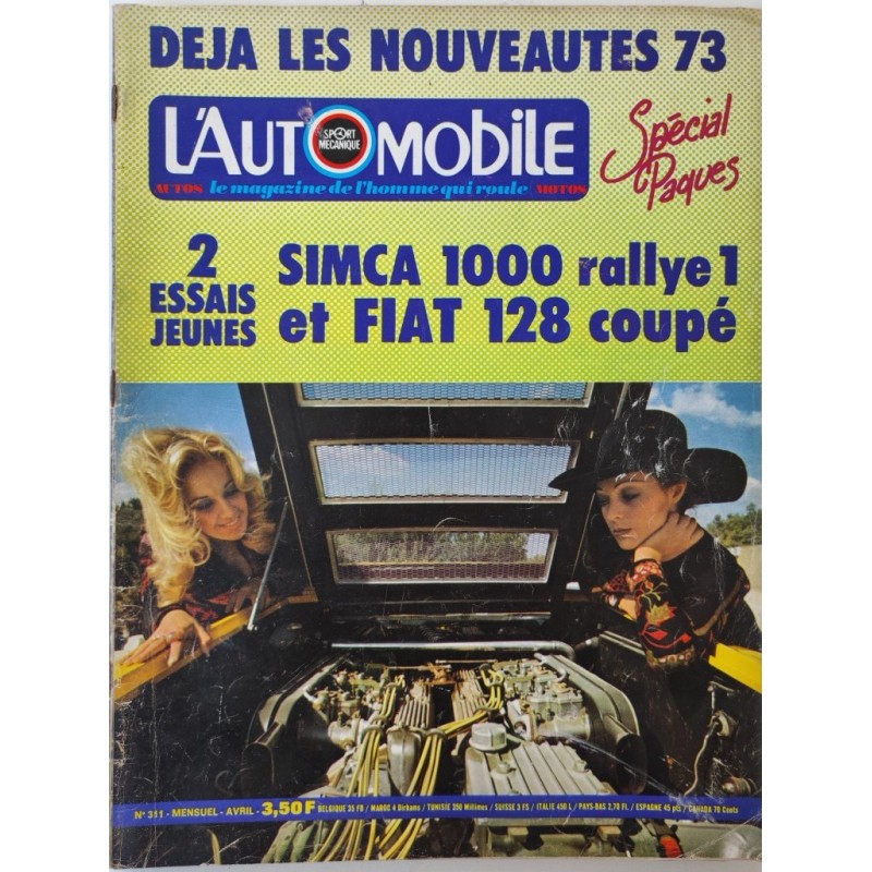 L'Automobile Avril 1972