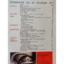 L'Automobile Février 1971