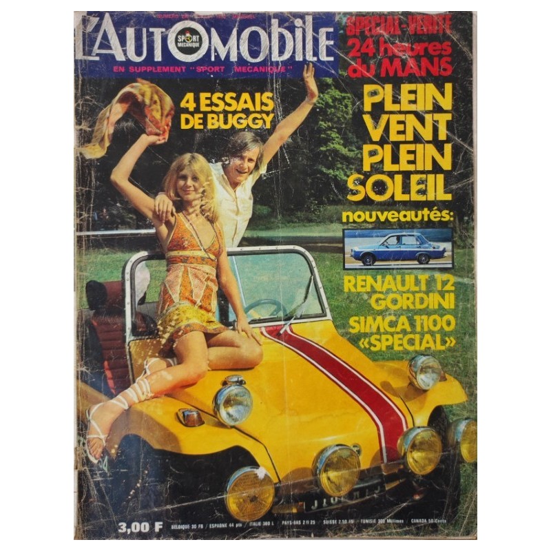 L'Automobile Juillet 1970