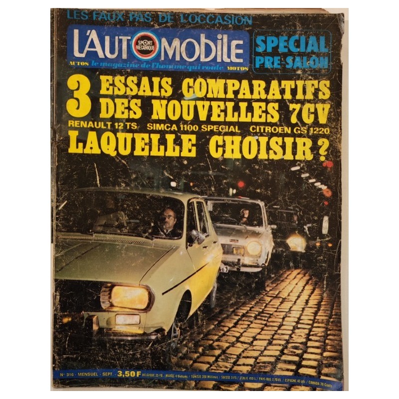 L'Automobile Septembre 1972