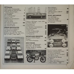 L'Automobile Janvier 1979