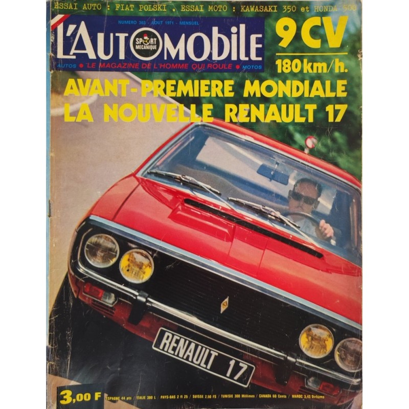 L'Automobile Août 1971