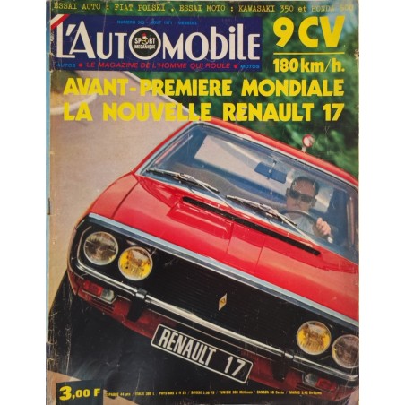 L'Automobile Août 1971