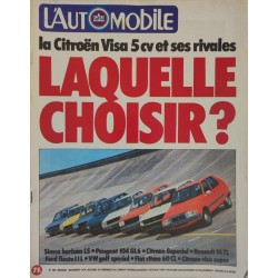 L'Automobile Novembre 1978