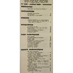 L'Automobile Juillet 1966