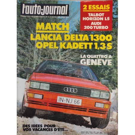 Auto Journal Avril 1980