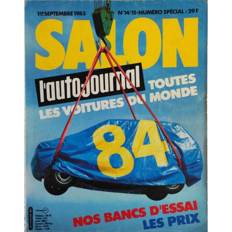 Auto Journal Salon Septembre 1983