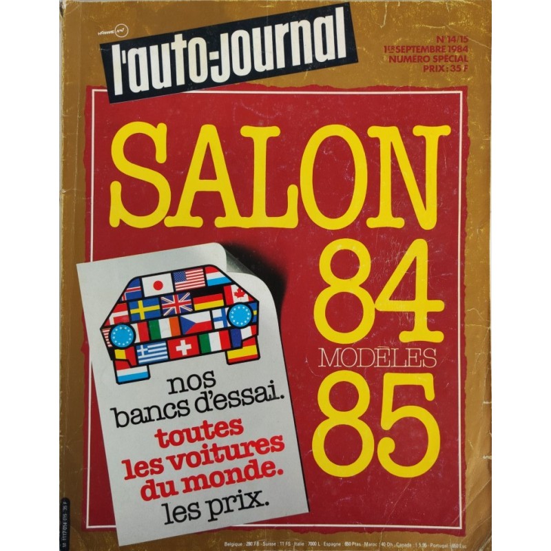 Auto Journal special Salon Septembre 1984