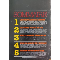 Auto Journal special Salon Septembre 1984