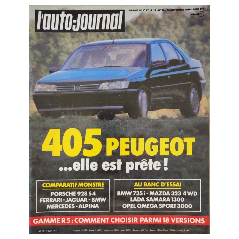 Auto Journal Novembre 1986