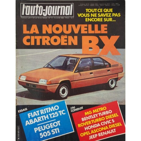 Auto Journal Juin 1982