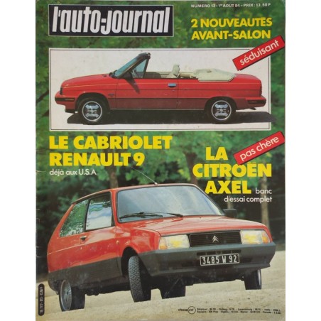 Auto Journal Août 1984