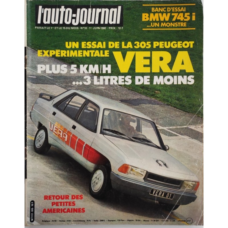 Auto Journal Juin 1980