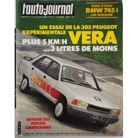 Auto Journal Juin 1980