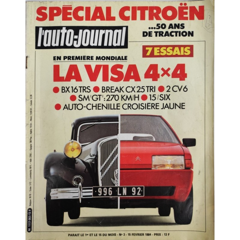 Auto Journal Février 1984