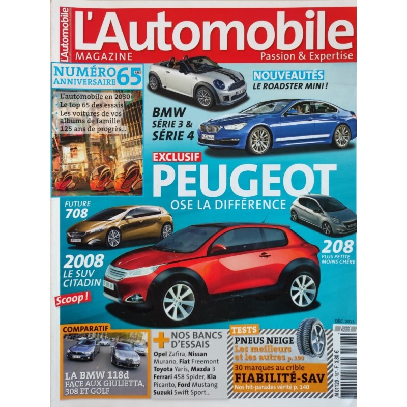 Automobile Magazine Décembre 2011