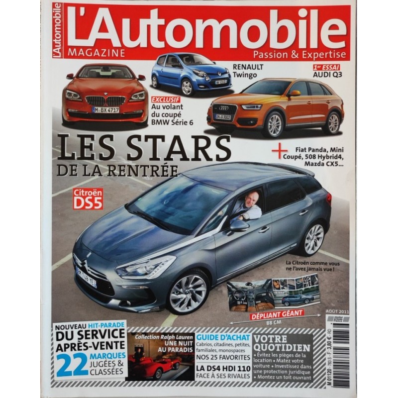 Automobile Magazine Août 2011