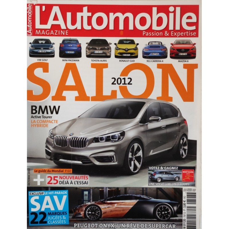 Automobile Magazine Octobre 2012